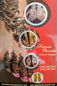 Mahendi Designed Kamini Barodia Chicago