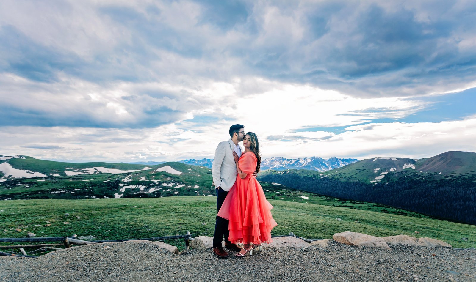Rocky Mountain Pre-Wedding Photoshoot